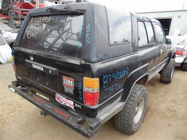 1987 TOYOTA 4RUNNER BLACK 2.4 EFI MT 4WD Z19726